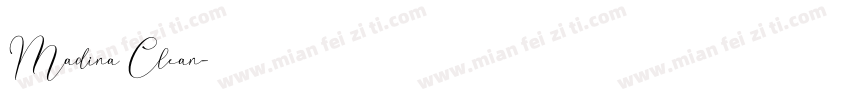 Madina Clean字体转换